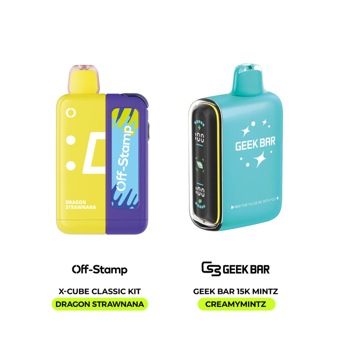 Limited Flavor Fusion – Off Stamp X-Cube Classic Kit × Geek Bar 15K MINTZ