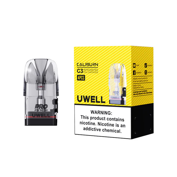 UWELL Caliburn G3 3ML Replacement Pod - 4 Count