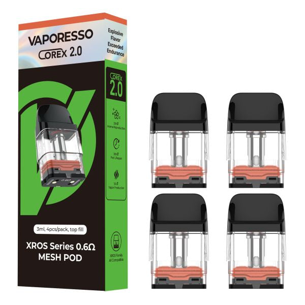 Vaporesso XROS Replacement Pod - 4 Count