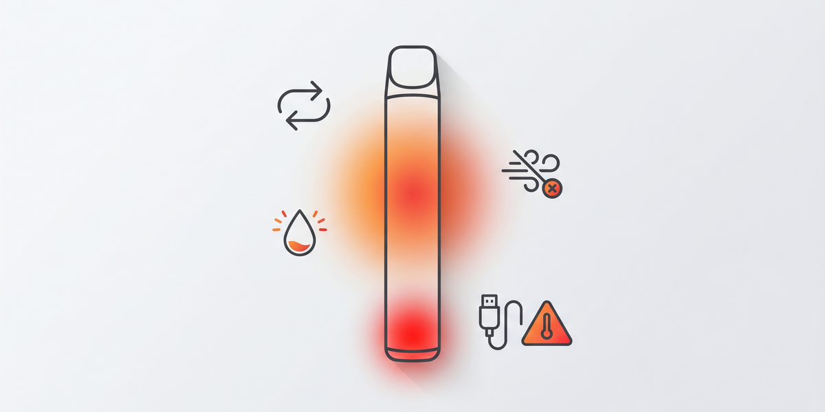 Why Is My Vape Getting Hot? 5 Ways to Stop Overheating — BEST VAPE
