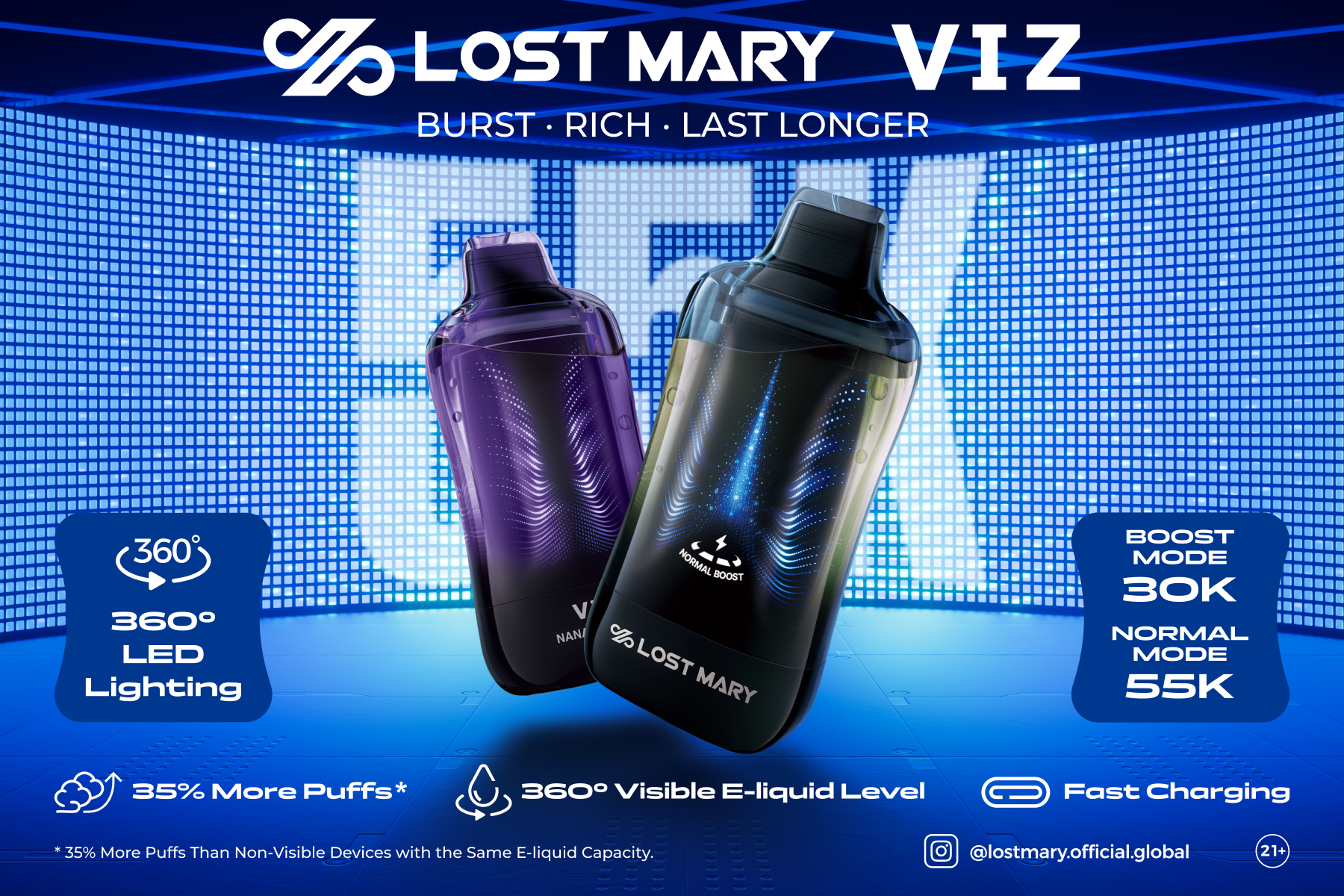 LOST MARY Debuts Its First Transparent-Pod Product