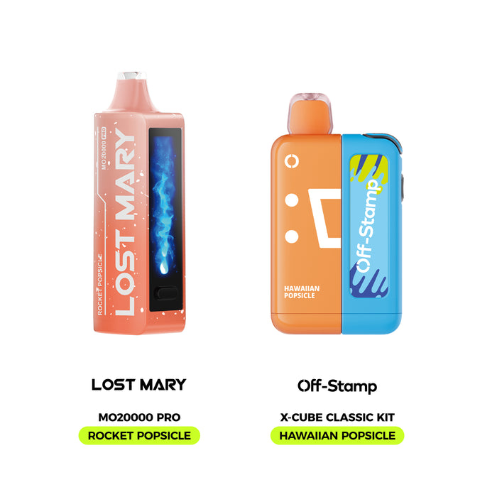 Limited Flavor Fusion – LOST MARY MO20000 Pro × Off Stamp X-Cube Classic Kit