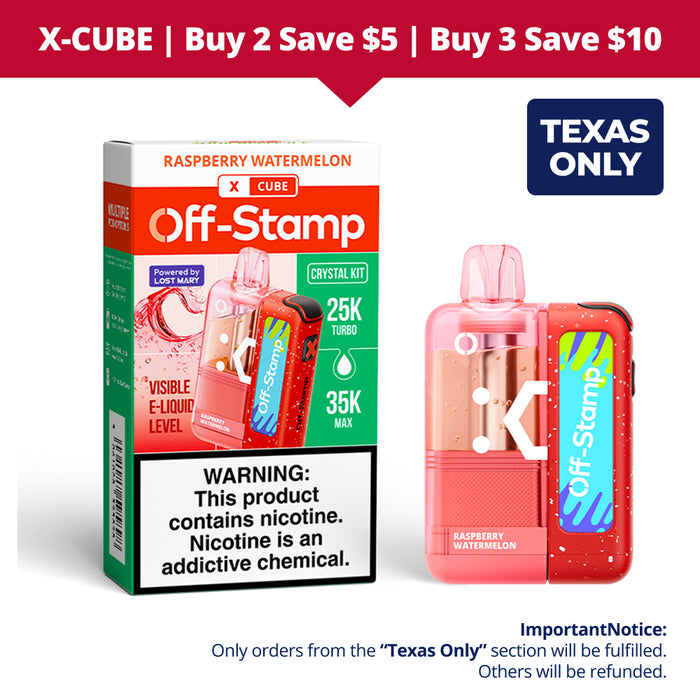 【⭐️Texas Only⭐️】Off-Stamp X-Cube Crystal Kit