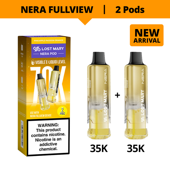 【🔥New Arrival🔥】LOST MARY NERA FULLVIEW 70K - 2 Pods