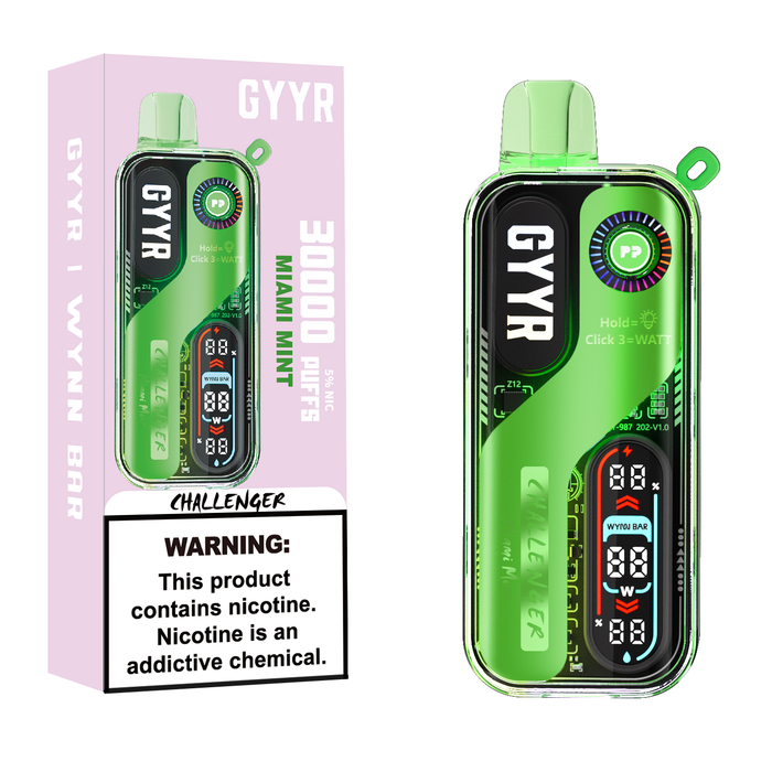 GYYR x Wynn Bar Challenger Disposable Device - 30KPuffs