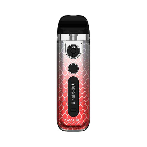 SMOK NOVO 5 30W pod system kit, silver-red cobra scale pattern.