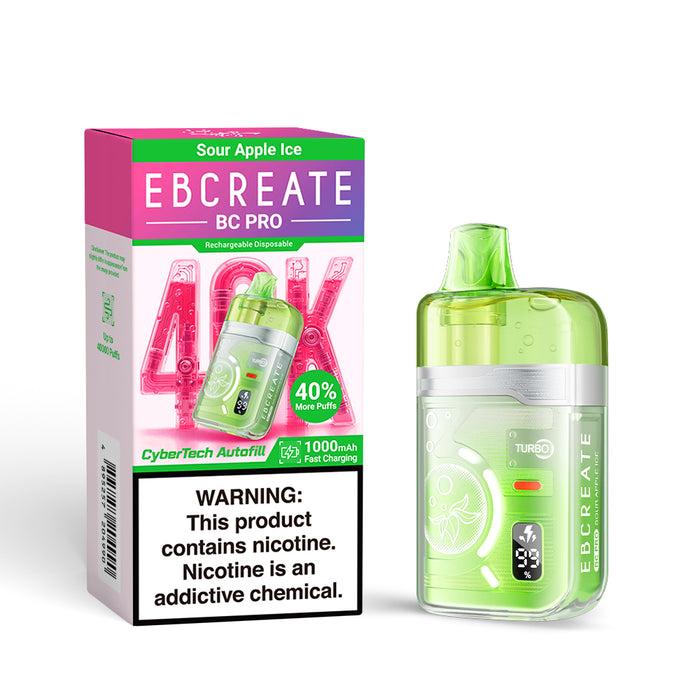 【⭐️Texas Only⭐️】EBCREATE BC PRO 40K Puff Disposable Device