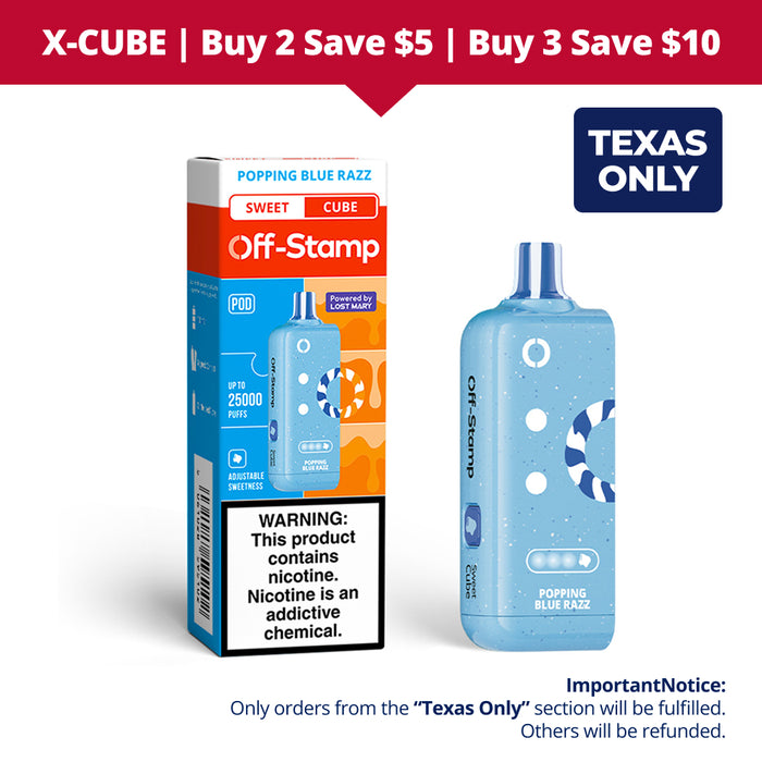 【⭐️Texas Only⭐️】Off Stamp X-Cube Sweet Cube