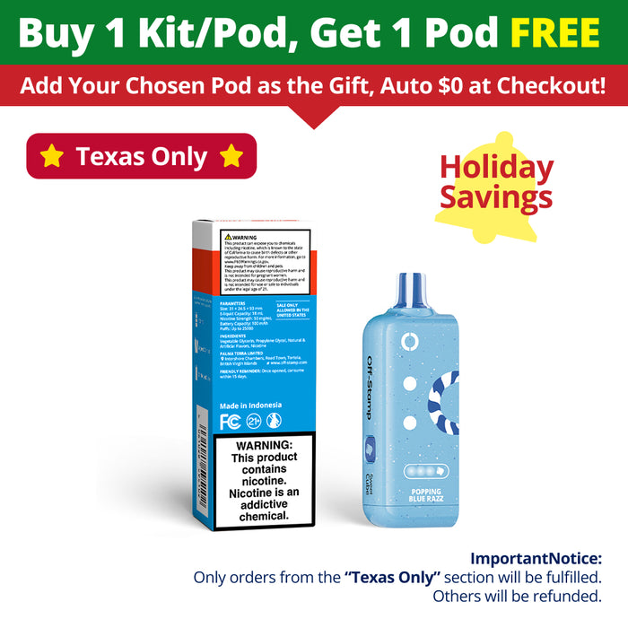 【🎁Buy More, Get More🎁】【⭐️Texas Only⭐️】Off Stamp X-Cube Sweet Cube