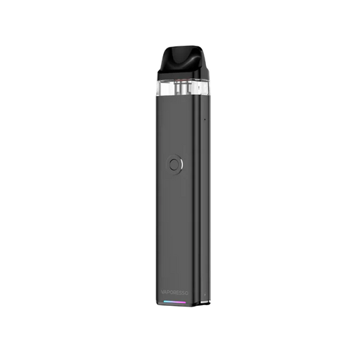 Vaporesso XROS 3 pod system in space grey, durable steel.