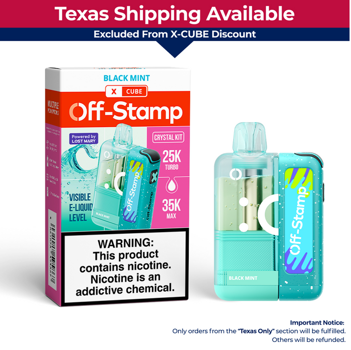 【⭐️Texas Only⭐️】Off-Stamp X-Cube Crystal Kit