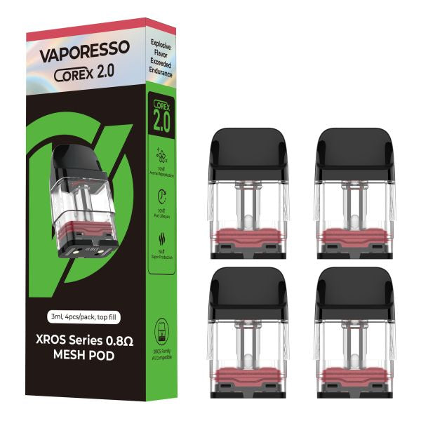 Vaporesso XROS Replacement Pod - 4 Count
