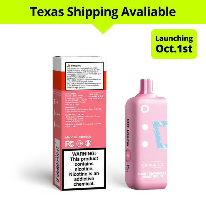 【Texas Only • Available Oct. 1】Off Stamp X-Cube Ice Cube